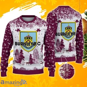 Burnley F.C Ugly Christmas Sweater, Xmas Gift Ideas 2023 For Fans Product Photo 1