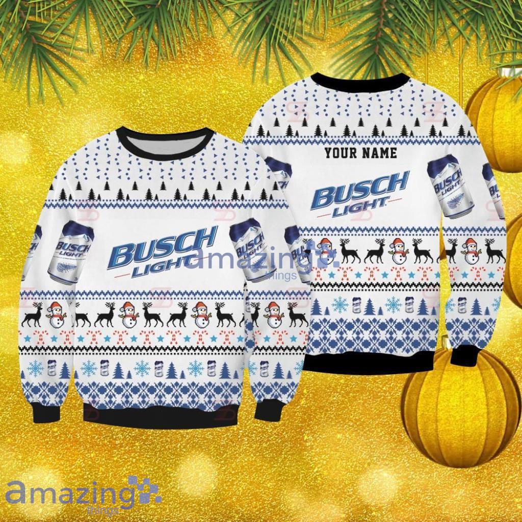 Busch Light Beer Custom Ugly Sweater Christmas Sweatshirt Gift For Men And Women image Busch Light Beer Custom Ugly Sweater Christmas Sweatshirt Gift For Men And Women Product Photo 1