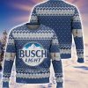 Busch Light Drink All Over Printed Ugly Christmas Sweater Christmas Gift For Family