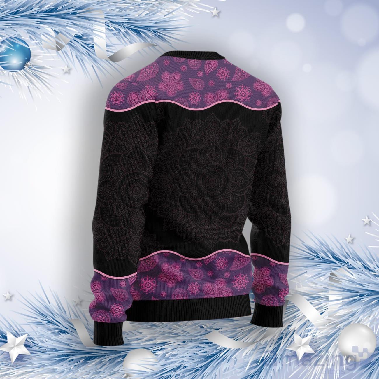 Butterfly Christmas Tree Ugly Christmas Sweater image Butterfly Christmas Tree Ugly Christmas Sweater Product Photo 2