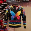 Butterfly Ugly Christmas Sweater Style Gift For Men And Women