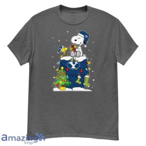 Byu Cougars Ugly Christmas Sweaters Snoopy Woodstock T Shirt image Byu Cougars Ugly Christmas Sweaters Snoopy Woodstock T Shirt Product Photo 2