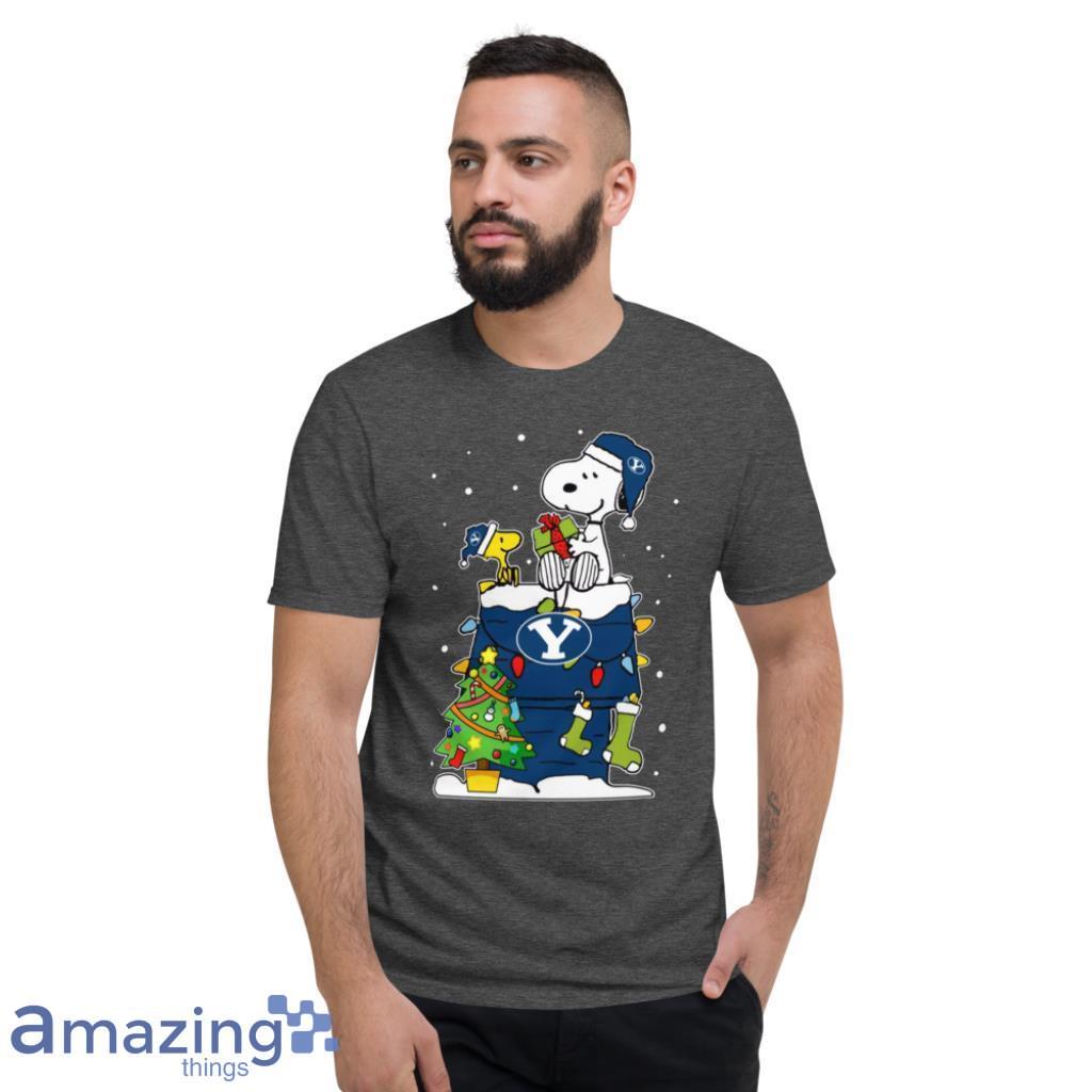 Byu Cougars Ugly Christmas Sweaters Snoopy Woodstock T Shirt image Byu Cougars Ugly Christmas Sweaters Snoopy Woodstock T Shirt Product Photo 4