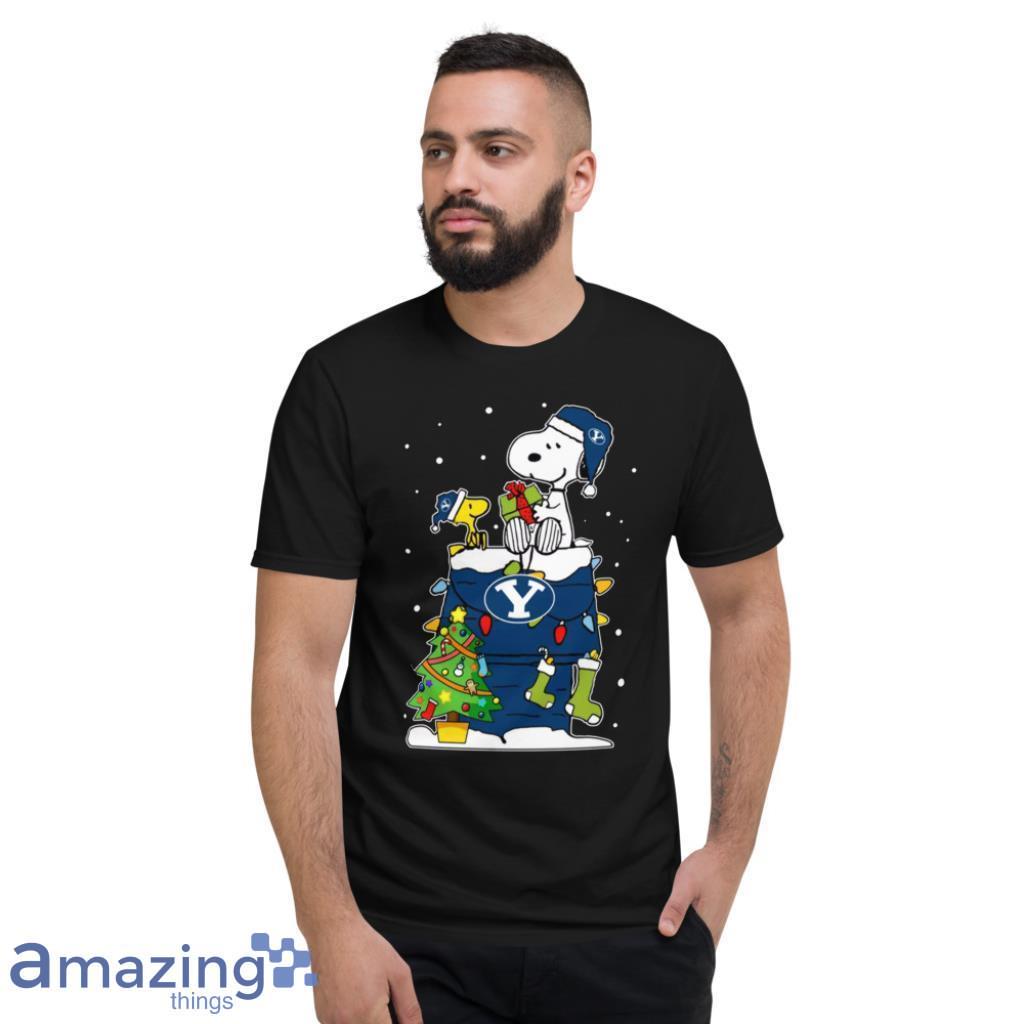 Byu Cougars Ugly Christmas Sweaters Snoopy Woodstock T Shirt image Byu Cougars Ugly Christmas Sweaters Snoopy Woodstock T Shirt Product Photo 5