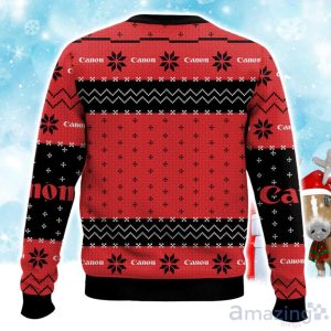 Canon Camera Brands Ugly Christmas Sweater For Fans Xmas Gifts Ideas Product Photo 2