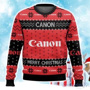 Canon Camera Brands Ugly Christmas Sweater For Fans Xmas Gifts Ideas Product Photo 1