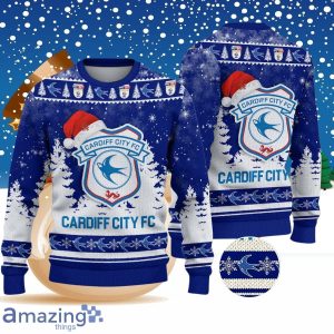 Cardiff City F.C Ugly Christmas Sweater Unique Gifts For Men Women Product Photo 1