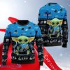 Carolina Panthers Baby Yoda Ugly Christmas Sweater Gift For Men Women