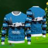 Carolina Panthers Christmas Reindeers Pattern Ugly Christmas Sweater Best Gifts