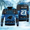 Carolina Panthers Ugly Christmas Ugly Sweater 3D Gift For Chirstmas