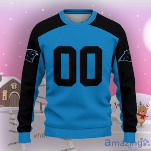 Carolina Panthers Ugly Sweater Custom Name And Number Hot Design For Christmas Gift Product Photo 2