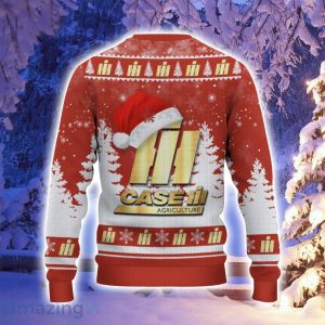 Case IH Santa Hat Pattern Ugly Christmas Sweater For Men And Women image Case IH Santa Hat Pattern Ugly Christmas Sweater For Men And Women Product Photo 3