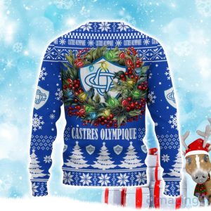 Castres Olympique Ugly Christmas Sweater Gift Ideas For Fans Product Photo 3