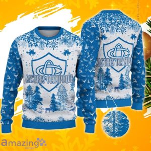 Castres Olympique Ugly Christmas Sweater, Xmas Gift Ideas 2023 For Fans Product Photo 1