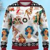 Casual Santa Girl Colorful 3D Ugly Christmas Sweater, Xmas Gift For Everyone