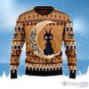 Cat Love You To The Moon And Back Black Cat Ugly Christmas Sweater For Men & Women