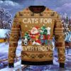 Cats For Everybody Christmas Ugly Christmas Sweaters Style Gift For Men And Women