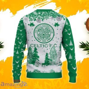 Celtic F.C. Ugly Christmas Sweater, Xmas Gift Ideas 2023 For Fans Product Photo 3