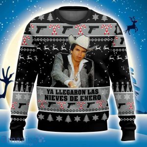 Chalino Sánchez Ya Llegaron Las Nieves De Enero Ugly Christmas Sweater All Over Printed Christmas Sweater Product Photo 1