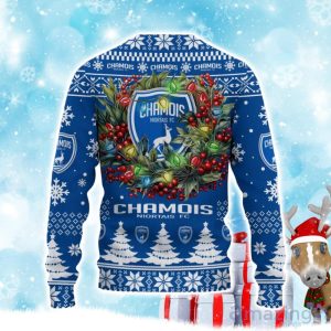 Chamois Niortais FC Ugly Christmas Sweater Gift Ideas For Fans Product Photo 3