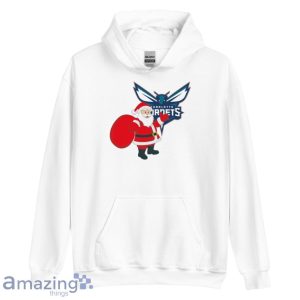 Charlotte Hornets Santa Claus Logo Christmas T Shirt Product Photo 5