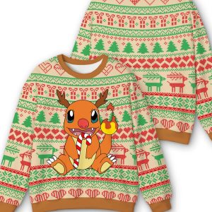Charmander Christmas Sweater Product Photo 1