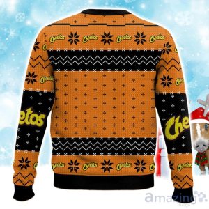 Cheetos Snack Brand Ugly Christmas Sweater, Xmas Gift Ideas For Fans image Cheetos Snack Brand Ugly Christmas Sweater, Xmas Gift Ideas For Fans Product Photo 2