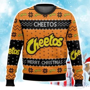 Cheetos Snack Brand Ugly Christmas Sweater, Xmas Gift Ideas For Fans Product Photo 1