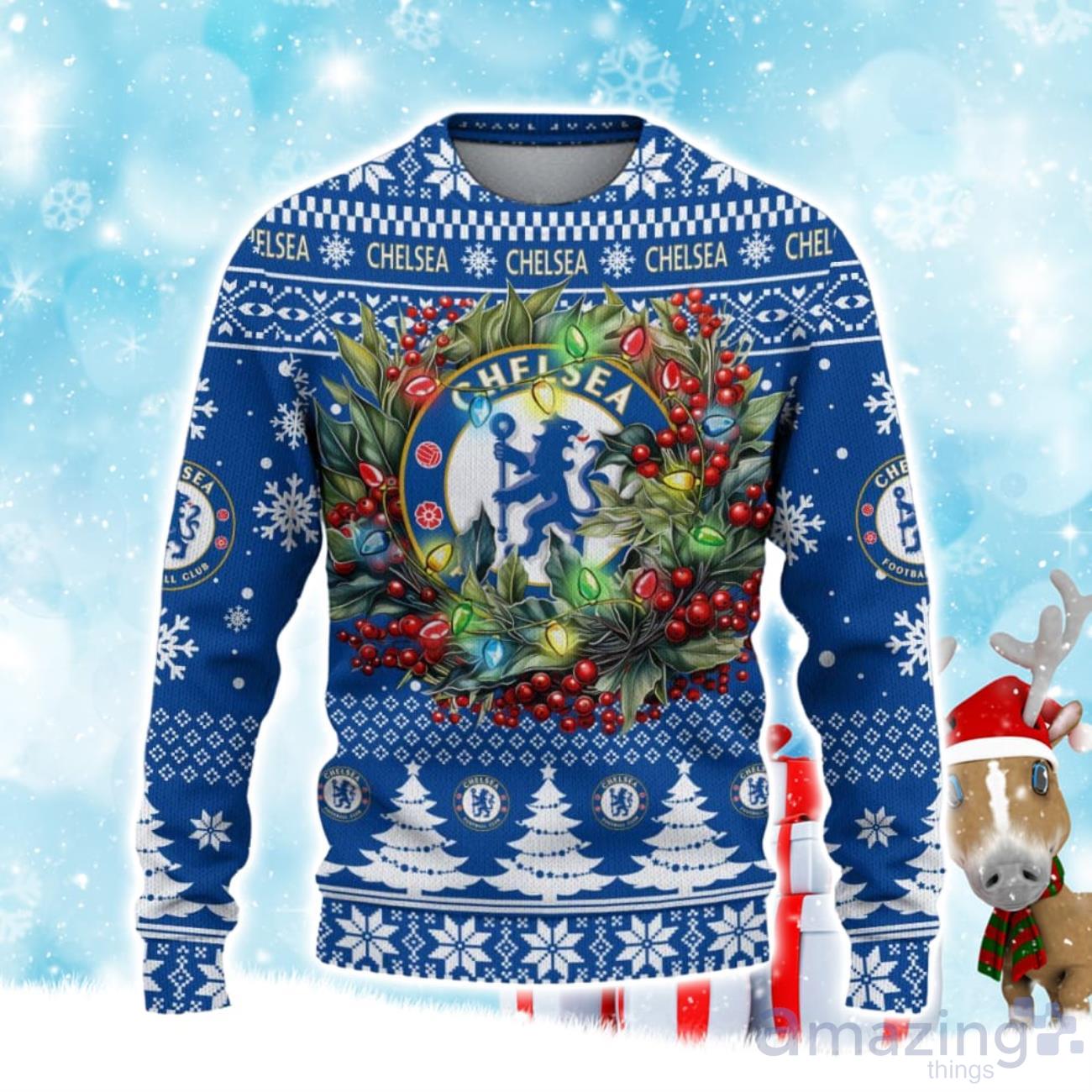 Chelsea fc 2024 christmas sweater