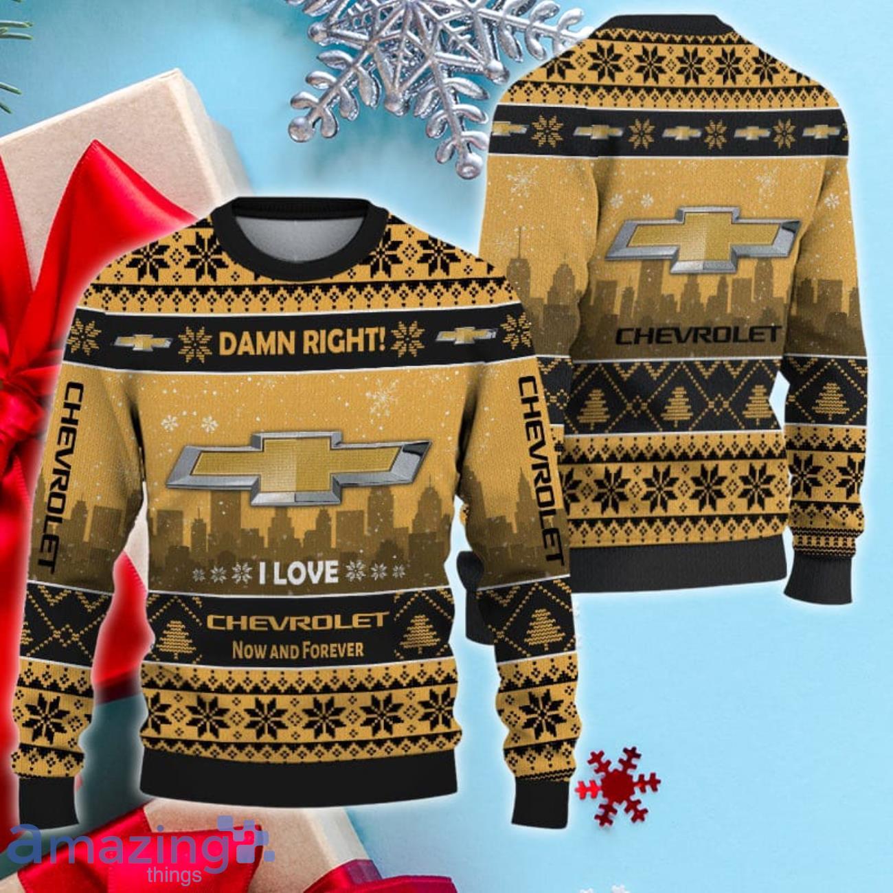 Chevy ugly 2025 christmas sweater