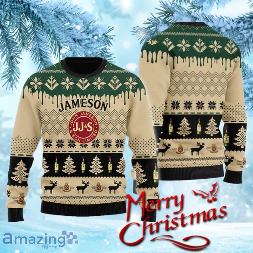 Chevron Pattern Jameson Christmas Christmas Ugly Sweater Gift For Men And Women image Chevron Pattern Jameson Christmas Christmas Ugly Sweater Gift For Men And Women Product Photo 1