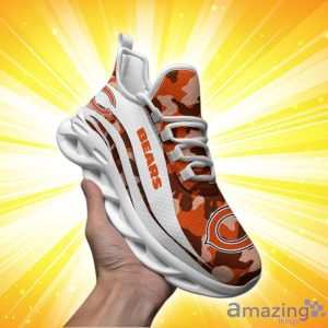 Chicago Bears Camo Pattern Max Soul Shoes Special Style For Fans Product Photo 2