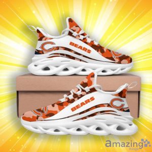 Chicago Bears Camo Pattern Max Soul Shoes Special Style For Fans Product Photo 4