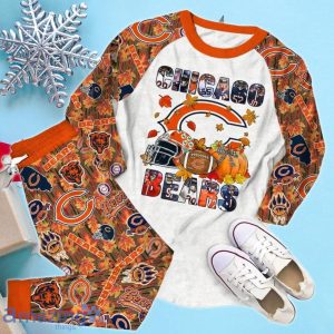 Chicago Bears Fall Limited Edition Pajamas Set image Chicago Bears Fall Limited Edition Pajamas Set Product Photo 2