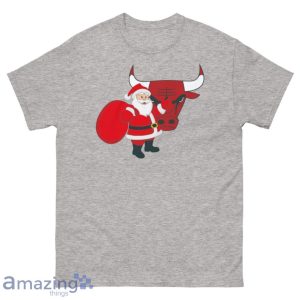 Chicago Bulls Santa Claus Logo Christmas T Shirt Product Photo 3