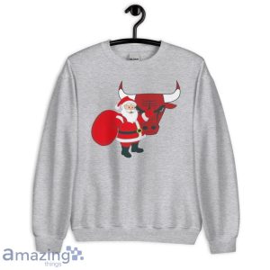 Chicago Bulls Santa Claus Logo Christmas T Shirt Product Photo 4