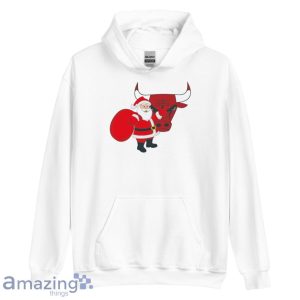 Chicago Bulls Santa Claus Logo Christmas T Shirt Product Photo 5