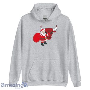 Chicago Bulls Santa Claus Logo Christmas T Shirt Product Photo 6