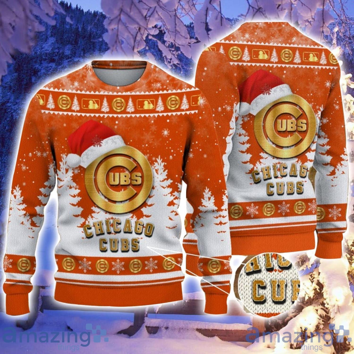 Cubs ugly christmas outlet sweater