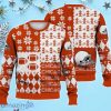 Chicago Ugly Sweater Christmas, Retro Football American Sweatshirt Pattern 3D For Fans