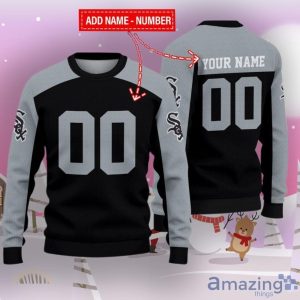 Chicago White Sox Ugly Sweater Custom Name And Number Hot Design For Fan's Gift Product Photo 1