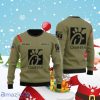 Chick Fil A Flag Military Green Personalized Christmas Ugly Christmas Sweaters Style Gift