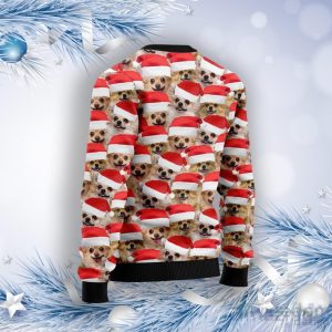 Chihuahua Group Awesome Ugly Christmas Sweater For Men & Women Product Photo 2