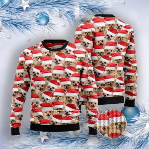 Chihuahua Group Awesome Ugly Christmas Sweater For Men & Women Product Photo 3