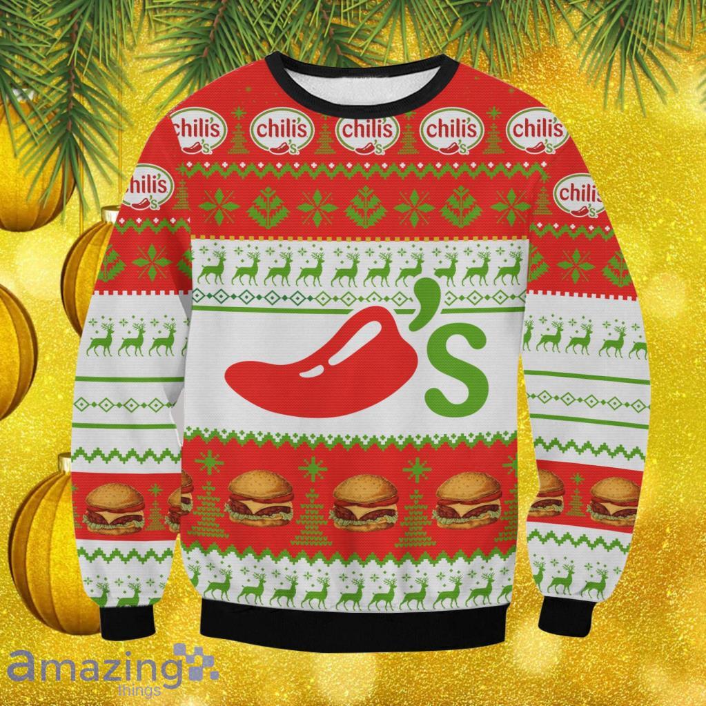 Chili's Christmas Ugly Sweater Gift For Men And Women image Chili's Christmas Ugly Sweater Gift For Men And Women