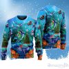 Chirstmas Whales Under The Sea Ugly Christmas Sweater For Men & Women