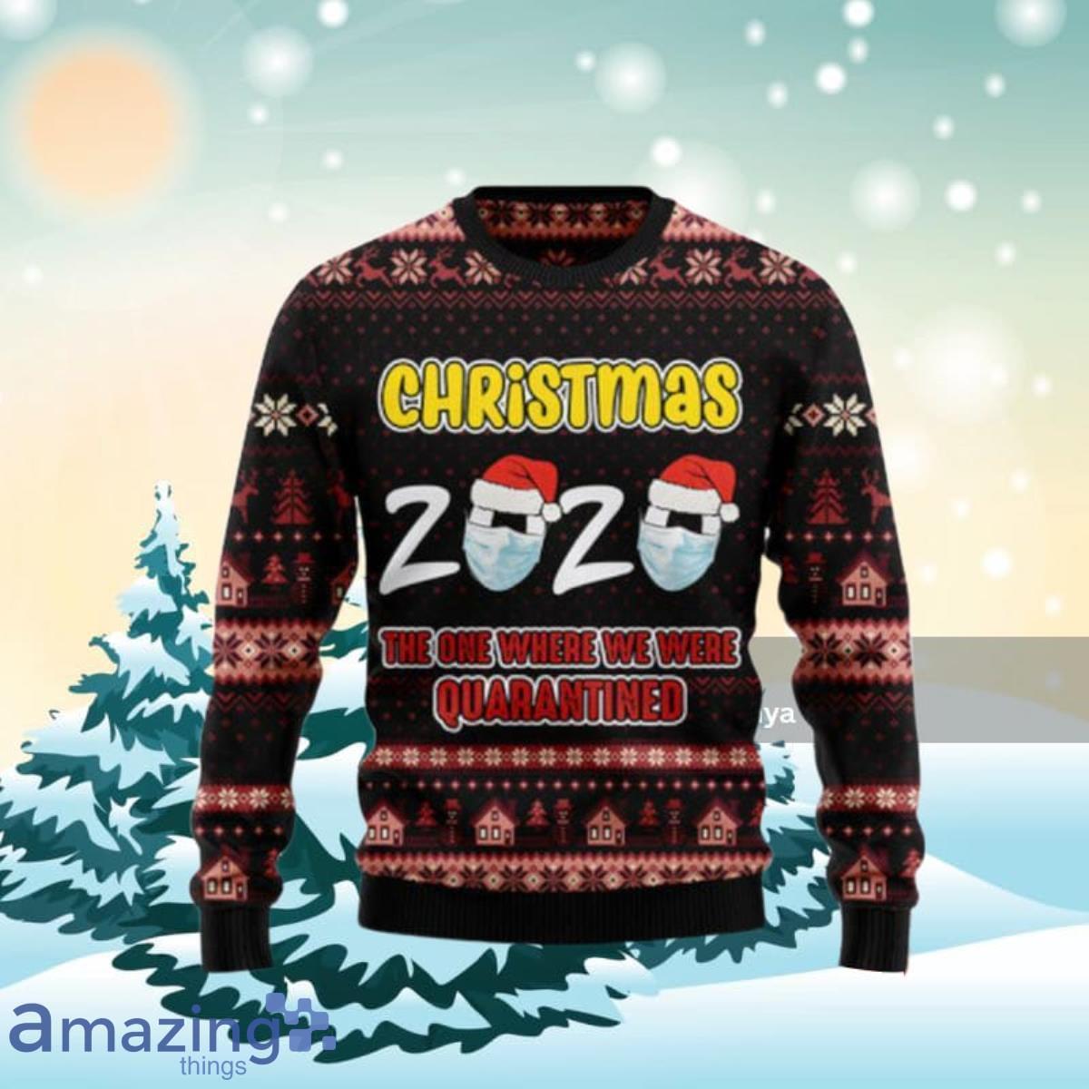 Christmas 2023 Quarantined Ugly Christmas Sweaters Impressive Gift For Men And Women image Christmas 2023 Quarantined Ugly Christmas Sweaters Impressive Gift For Men And Women Product Photo 1