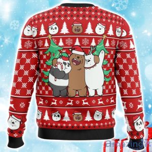 Christmas Bears We Bare Bears Ugly Christmas Sweater Xmas Gift For Men Women Product Photo 2