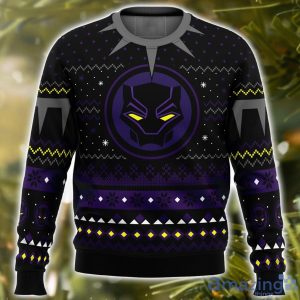 Christmas Black Panther AOP Ugly Christmas Sweater Christmas Holiday Gift For Men And Women Product Photo 2