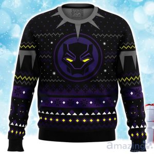 Christmas Black Panther Ugly Christmas Sweater Xmas Gift For Men Women Product Photo 1
